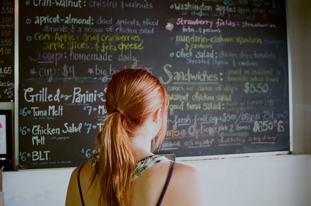 Teacher planning lesson plan in classroom