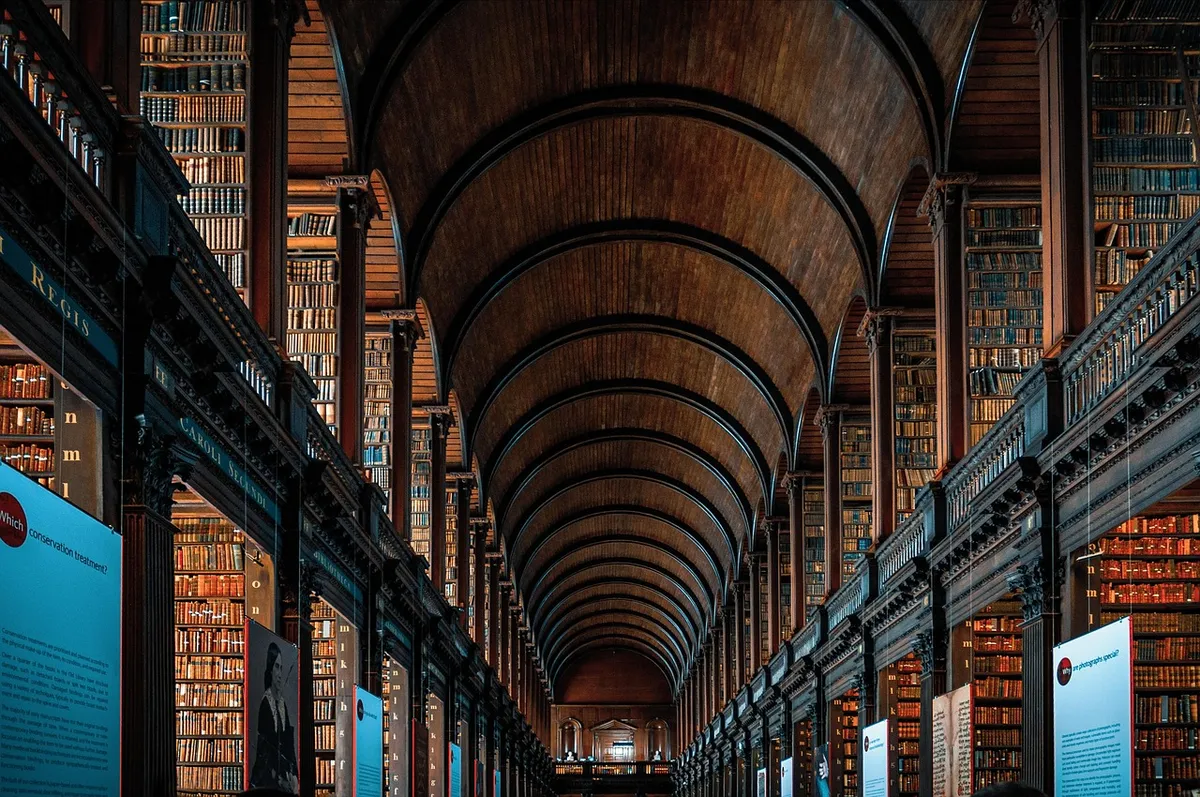 library, books, bookshelves, bookcases, interior, architecture, university, trinity college, dublin, library, library, library, library, library, university, un
